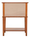 Vibrant Contemporary Nightstand - Oak