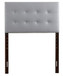 Twin Stylish Adjustable Headboard - Light Gray