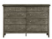 Elegant Casual Dresser - Gray