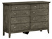 Elegant Casual Dresser - Gray