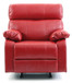Vibrant Contemporary Recliner - Red
