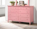 Charming Casual Dresser - Pink