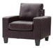Club Chair - Dark Brown