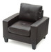 Club Chair - Dark Brown