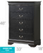 Charming Traditional Storage Chest - Black