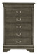 Traditional Style Storage Chest - Gray