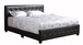 Queen Transitional Bed For All Styles Elegant - Black
