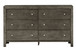 Elegant Transitional Dresser - Gray