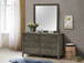 Elegant Transitional Dresser - Gray