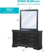 Traditional Dresser Elegant - Black
