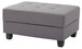 Chic Contemporary Ottoman - Gray