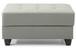 Chic Contemporary Ottoman - Gray