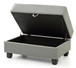 Chic Contemporary Ottoman - Gray