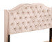 Queen Modern Upholstered Bed - Beige