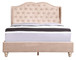 Queen Modern Upholstered Bed - Beige