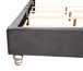 Queen Upholstered Transitional Bed - Gray