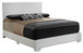 Queen Elegant Platform Bed For Relaxed Spaces - White