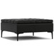 Laura - Lift Top Storage Ottoman - Black