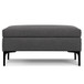 Rebecca - Rectangular Coffee Table Storage Ottoman With Lift Up Lid - Gray