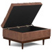 Mariah - Coffee Table Storage Ottoman - Brown