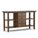 Redmond - Console Sofa Table - Rustic Natural Aged Brown