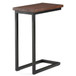 Skyler - C Side Table - Dark Cognac Brown