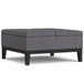 Dover - Lift Top Coffee Table Storage Ottoman - Gray