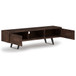 Lowry - Handcrafted, TV Media Stand - Distressed Charcoal Brown
