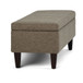 Monroe - Storage Ottoman - Fawn Brown