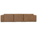 Rex - 2 Seater Sofa And Left Chaise - Brown