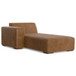 Rex - 2 Seater Sofa And Left Chaise - Brown