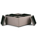 Avalon - Square Coffee Table Storage Ottoman - Fawn Brown
