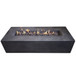 Propane Outdoor Durable Fire Pit Table - Charcoal