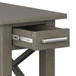 Kitchener - Narrow Side Table - Farmhouse Gray