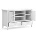 Warm Shaker - Handcrafted TV Media Stand - White