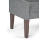 Parris - Upholstered Bench - Pebble Gray