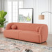 Anna - French Boucle Sofa - Pink