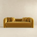 Mason - Mid Century Modern Luxury Tight Back Curvy Couch - Gold