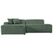 Mar - Sectional Sofa Left Facing - Green