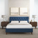 Graceville - Queen Size Platform Bed - Blue