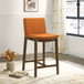 Shannon - Counter Chair - Burnt Orange