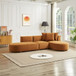 Orby - Sectional Sofa Right Facing - Cognac