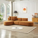Orby - Sectional Sofa Left Facing - Cognac