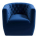 Delaney - Swivel Chair - Dark Blue