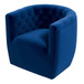Delaney - Swivel Chair - Dark Blue
