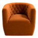 Delaney - Swivel Chair - Burnt Orange