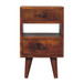 Mini Classic Multi Nightstand - Chestnut