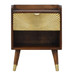 Manila - 1 Drawer Nightstand - Chestnut
