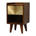 Manila - Mini 1 Drawer Nightstand - Chestnut