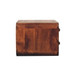 2 Drawer Floating Bedside Table - Caramel
